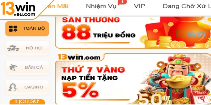 Các lưu ý để đổi thưởng nhanh chóng với 13win eu 