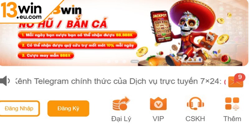 Tỷ lệ đổi thưởng tại 13WIN eu cao không trong mỗi sảnh rất được quan tâm